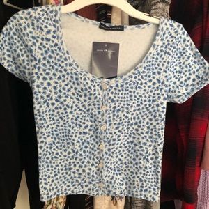 RARE BLUE CHEETAH ZELLY TOP